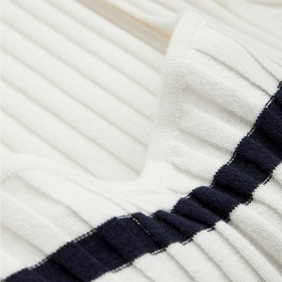 H&M STRIPED KNIT DRESS - Picture 8 of 9